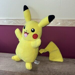 Pokemon Pikachu Plush Stuffed Toy WCT 13" No Lights Or‎ Sound